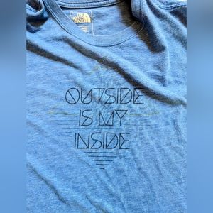 "Outside Is My Inside" North Face T-Shirt